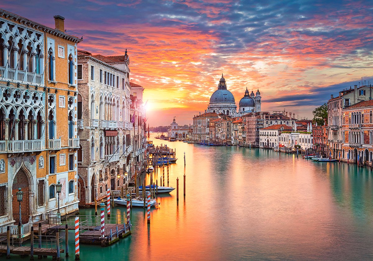 Puzzel Venice at sunset 500pc