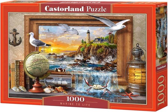 Puzzel Marine to life 1000pc