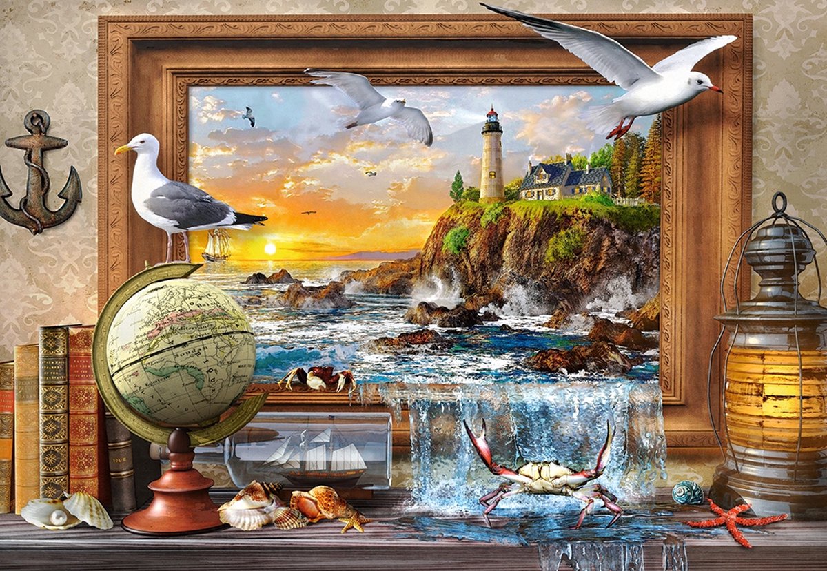 Puzzel Marine to life 1000pc