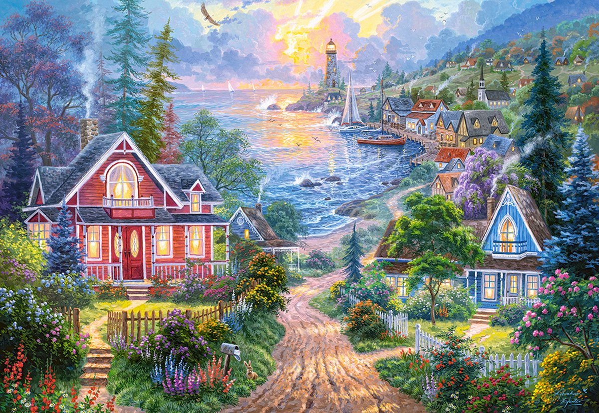 puzzle Vie côtière 1500pc