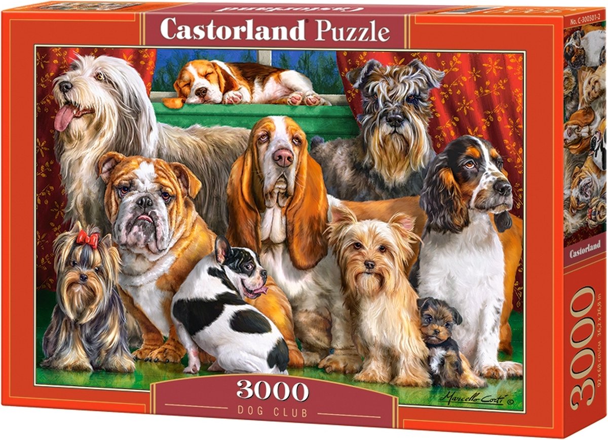 puzzel Dog club 3000pc