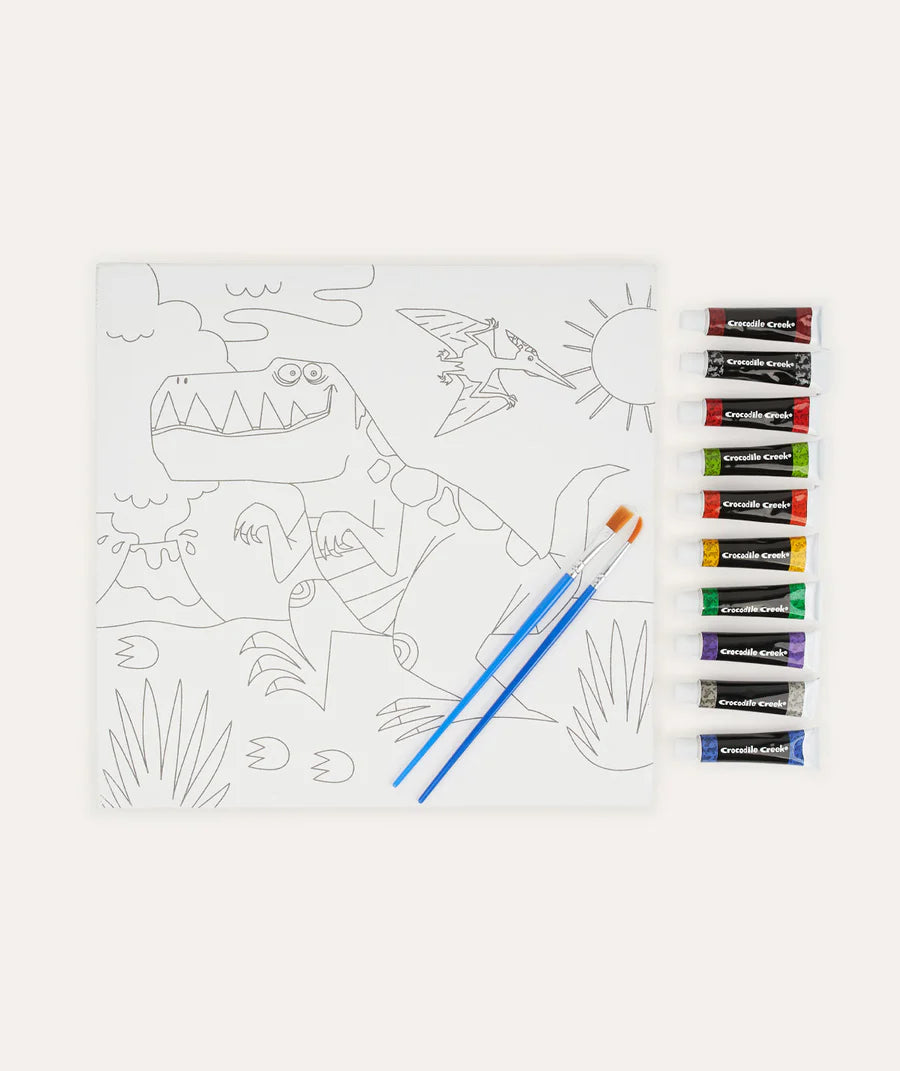 creativity canvas dinosaur, unicorn of space
