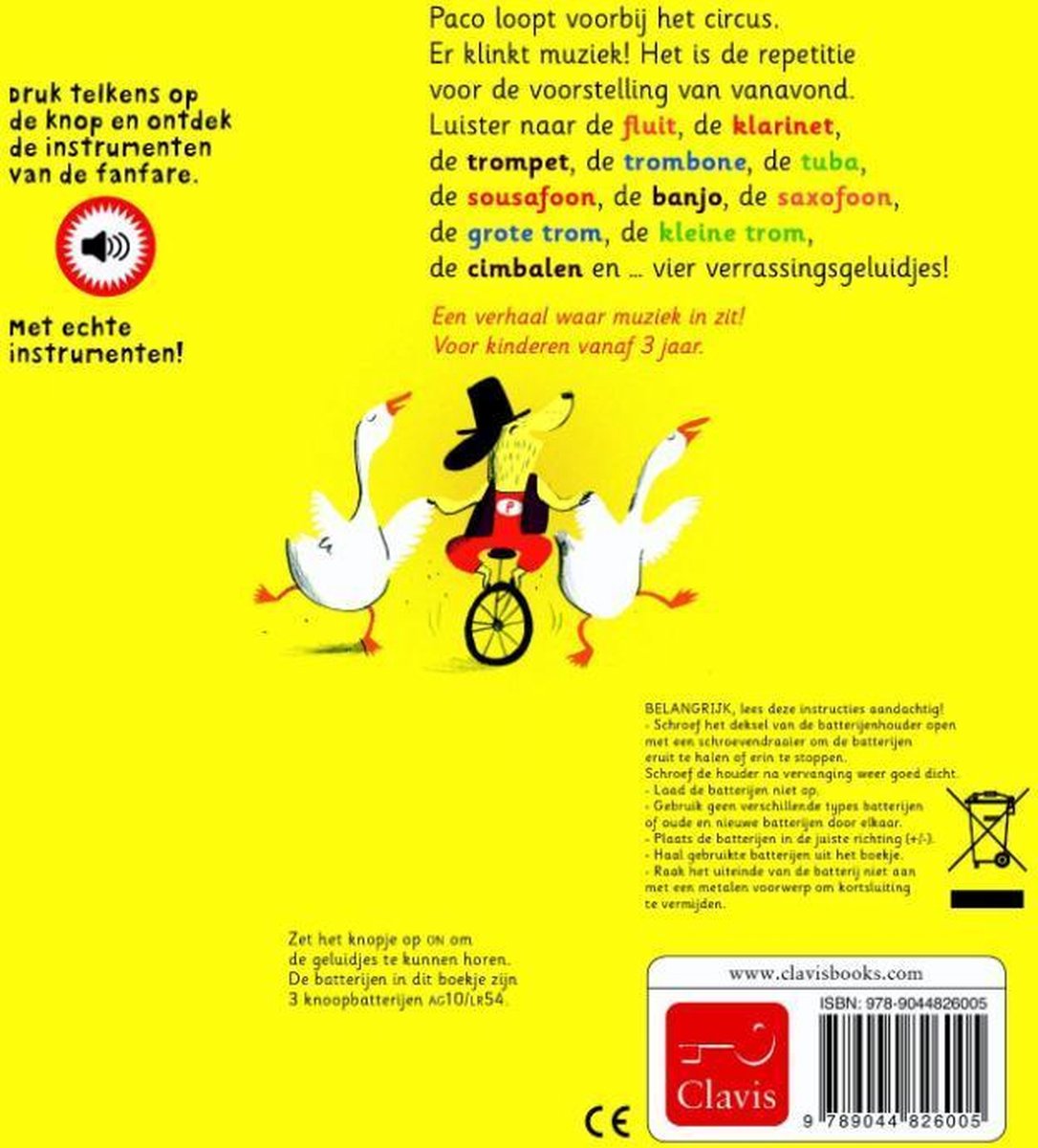 Paco en de fanfare geluidenboek NED