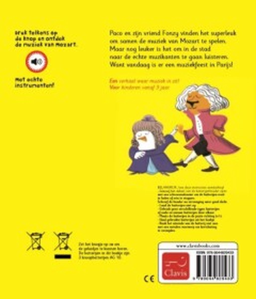 Paco en mozart geluidenboek NED