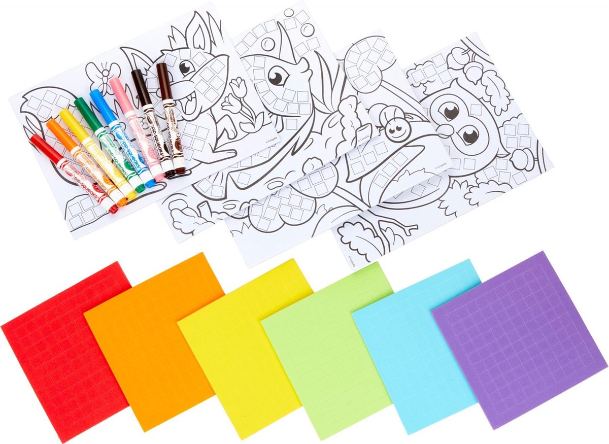 knutselset - crayola mozaïek fun - kit de bricolage