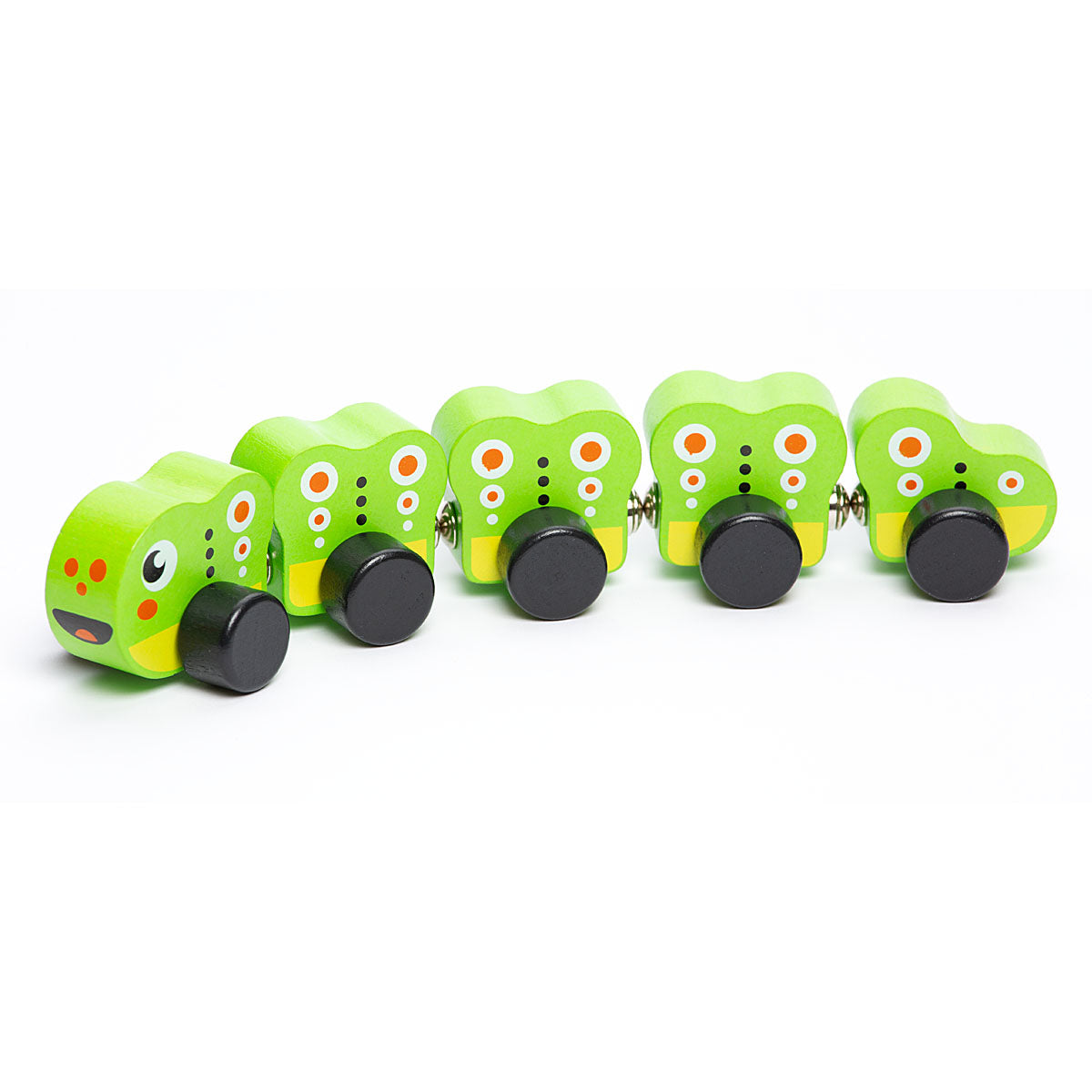 houten rups - wooden toy caterpillar - chenille en bois