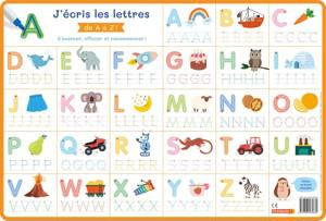 sous-main napperon d'apprentissage FRA