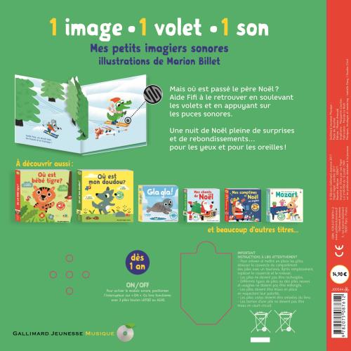 livre sonore ou est le pere noel FRA