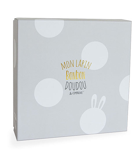 knuffeldoekje konijn taupe 26cm