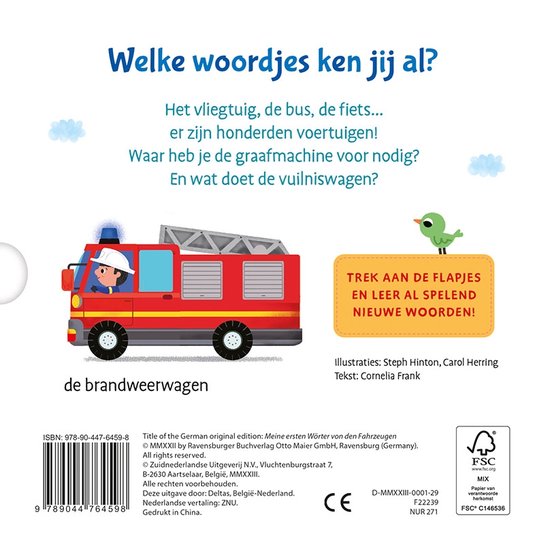 boekje mijn eerste woordjes voertuigen NED