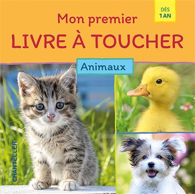 mon premier livre à toucher animaux FRA