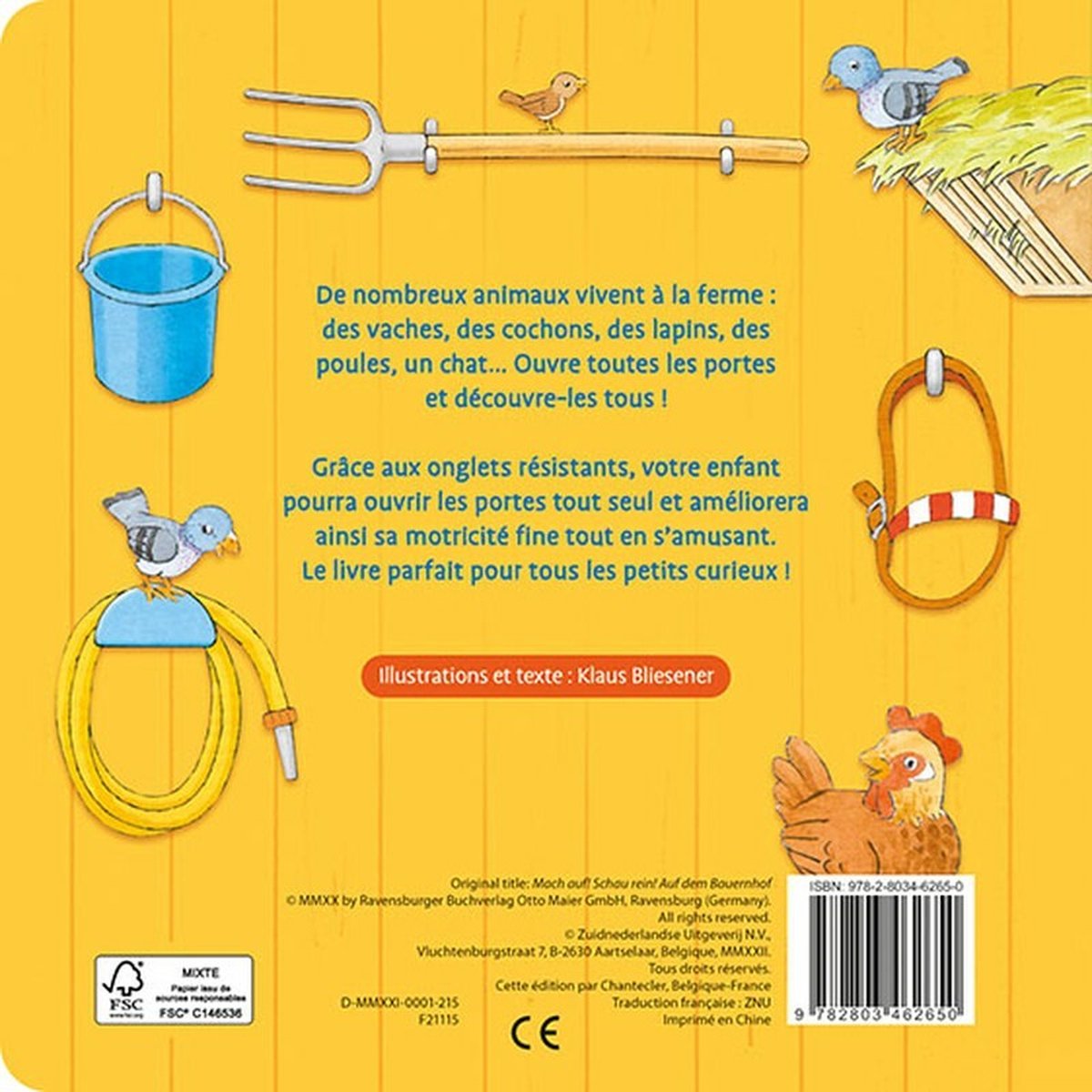 mon tout premier livre à rabats - à la ferme FRA