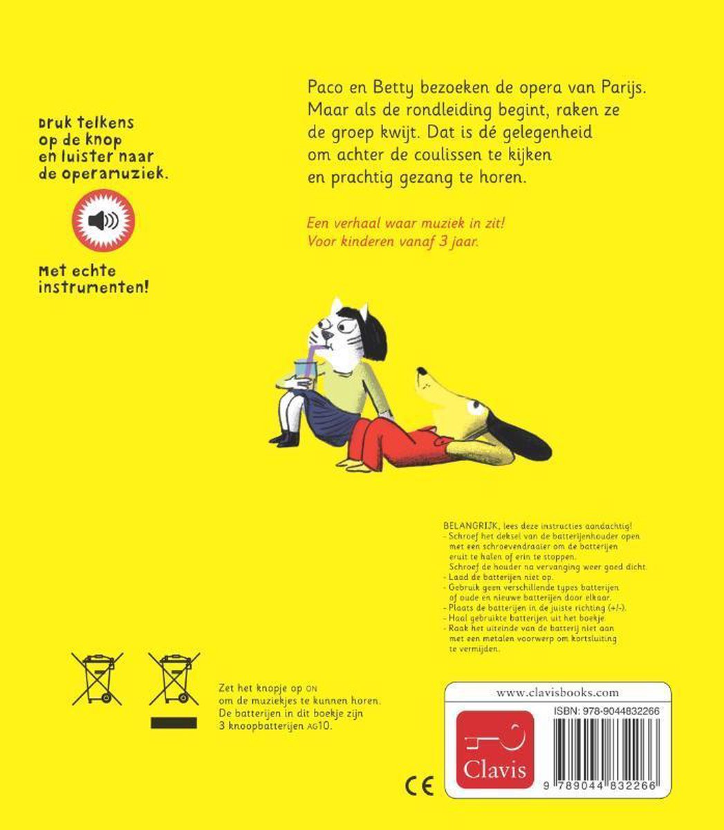 paco va à l'opéra sons livre NED