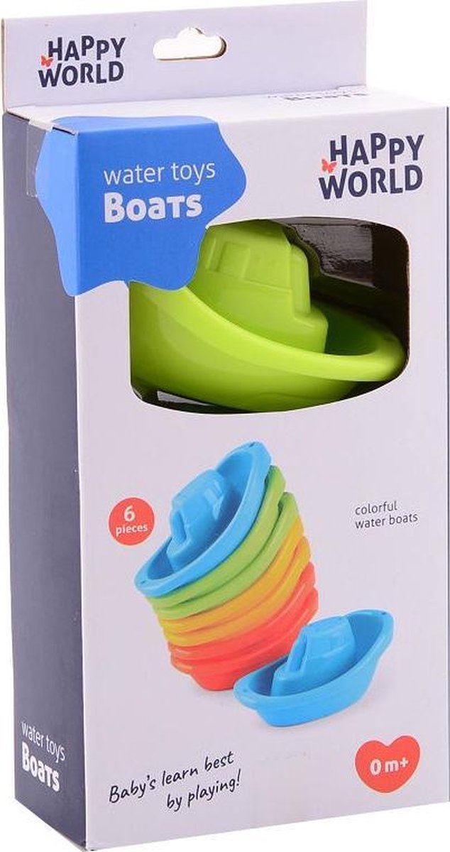 jouets de bain ensemble de 6 bateaux