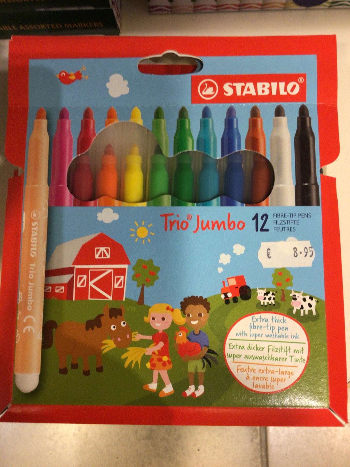 STABILO trio jumbo 12 marqueurs
