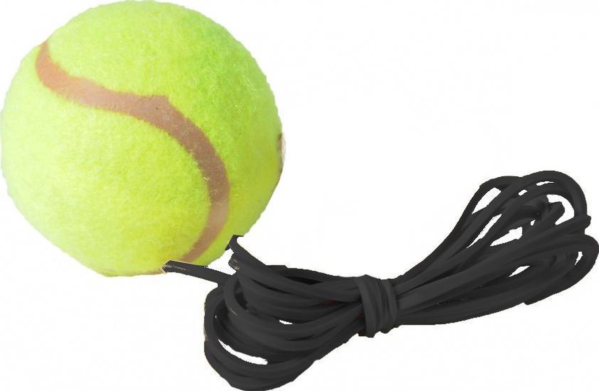 tennisbal met zwarte elastiek voor jokari