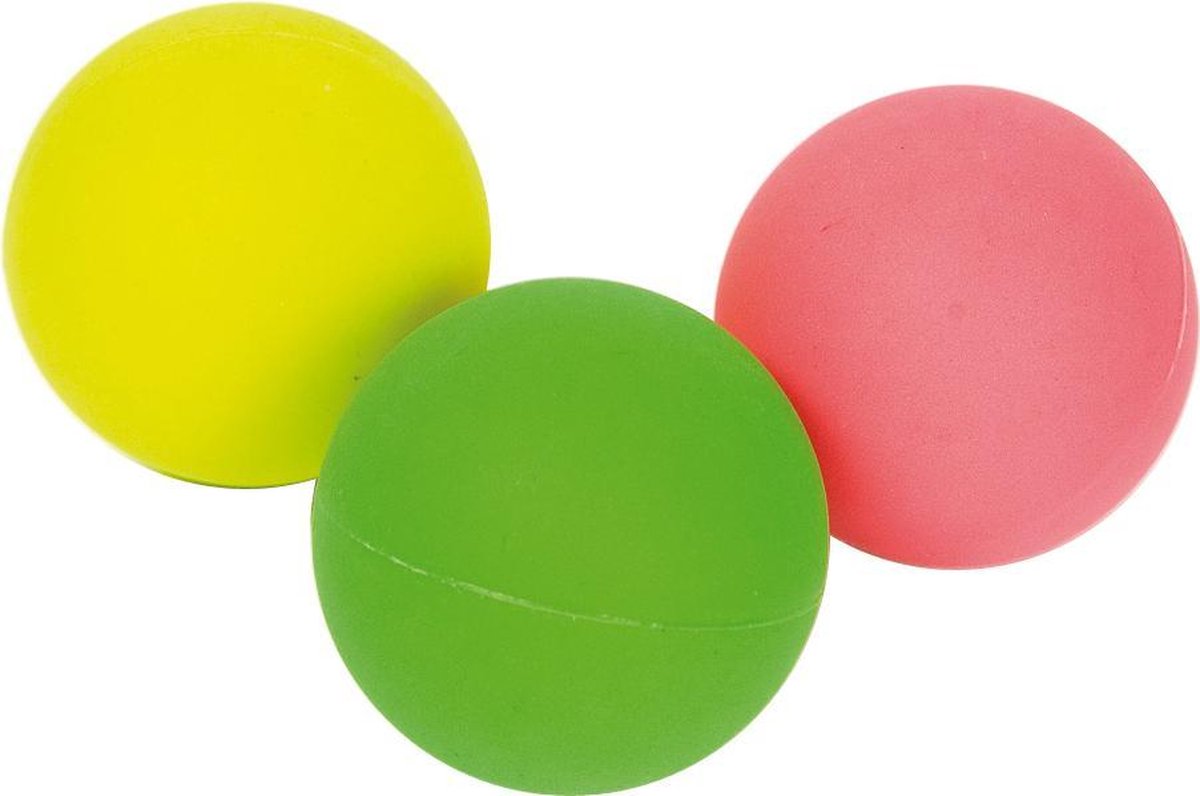 set van 3 stevige beachballetjes - set de 3 balles beachball solides