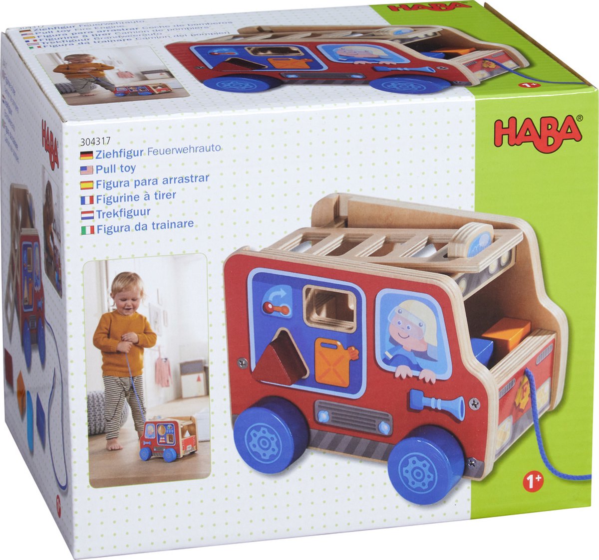 Trekfiguur brandweerauto