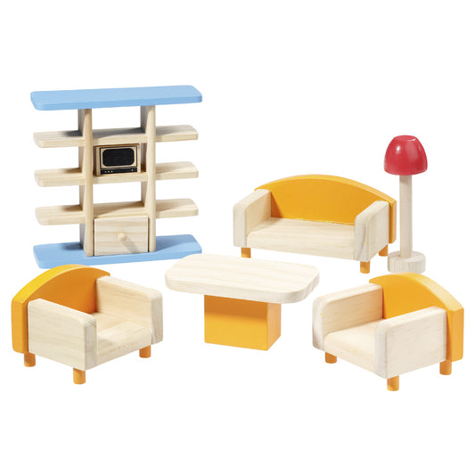 meubelset living voor poppenhuis - ensemble de meubles living pour maison de poupées