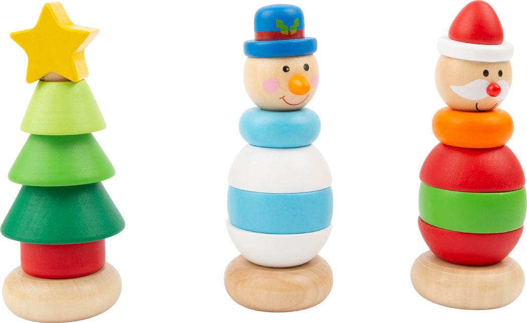 kerst stapelfiguurtje - christmas stacking figurine - figurine à empiler noël