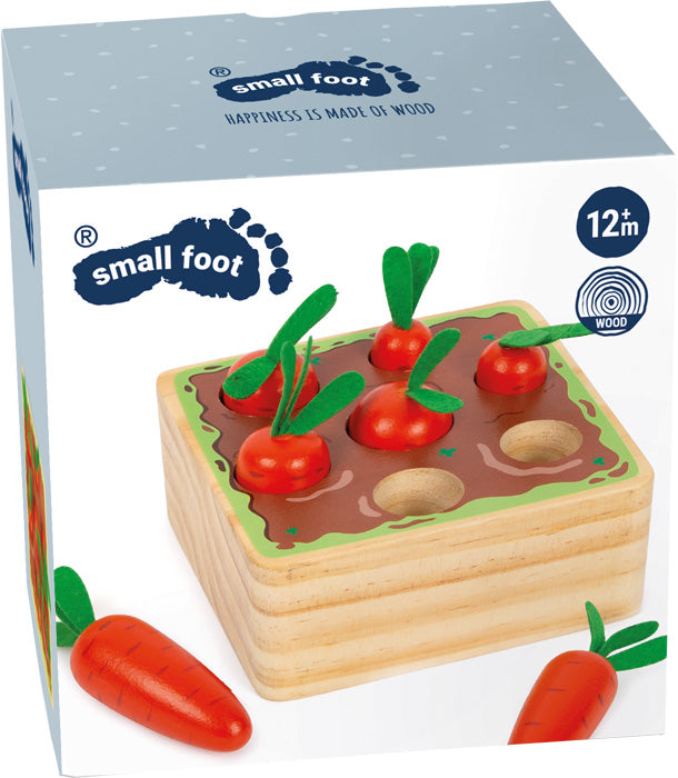 wortel sorteer spel - carrots shape fitting game - jeu de tri carottes