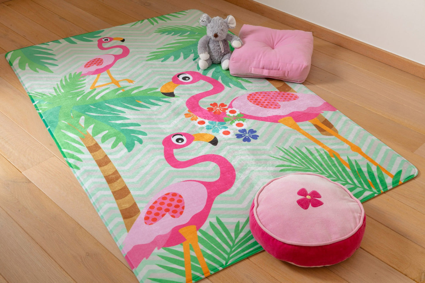 tapis - flamant rose MEDIUM
