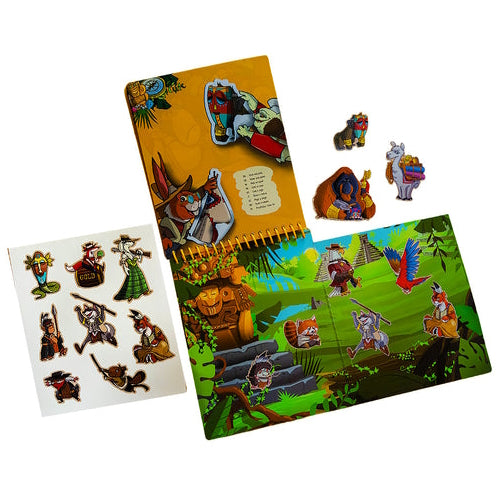kleuren met water QWI toy 3in1 playbook time travel