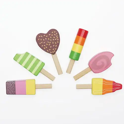 ijslollie's 6 in een stand - glaces 6 en stand ice lollies