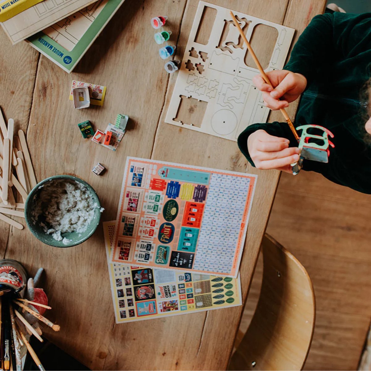 set knipvellen luxe map