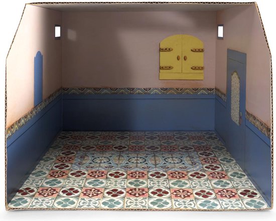 het muizenhuis kartonnen miniatuur badkamer