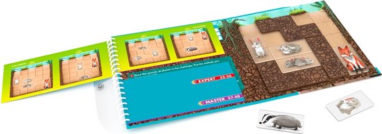 jeux intelligents magnétiques dans le terrier du lapin