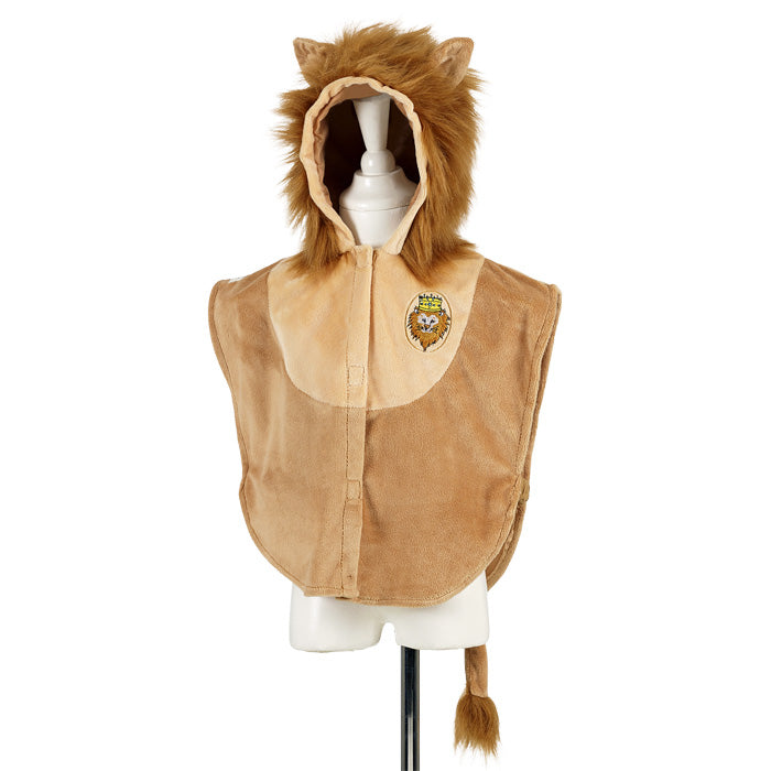 verkleedset cape baby leeuw peke