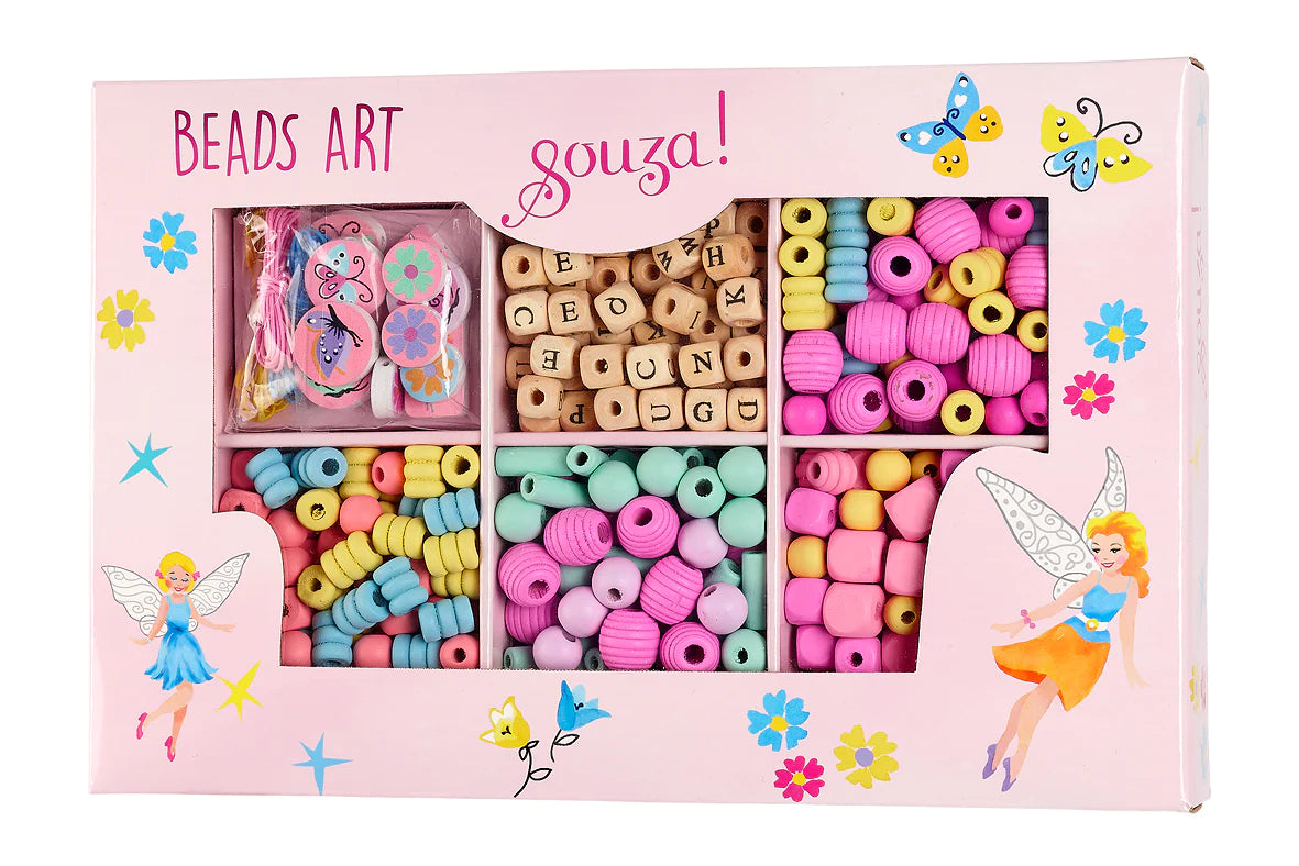 kralen knutsel set met letters - Souza!