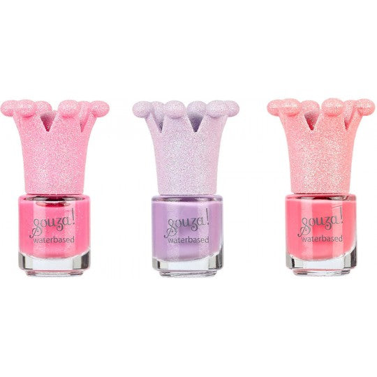 set couronne de vernis à ongles 3 couleurs lutins - coffret cadeau lutins