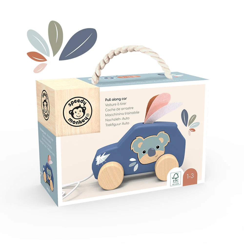 Trekfiguur auto koala