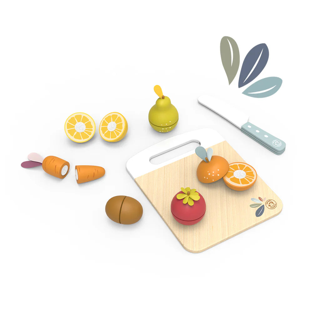fruit en groenten om te snijden