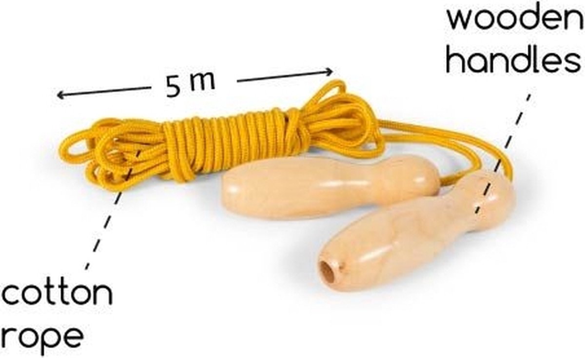 groot springtouw - 5m - corde à sauter