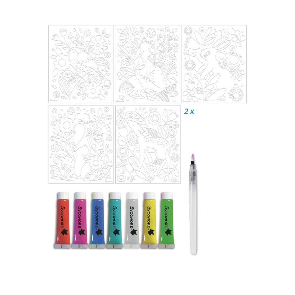 kunst met gouache - de natuur