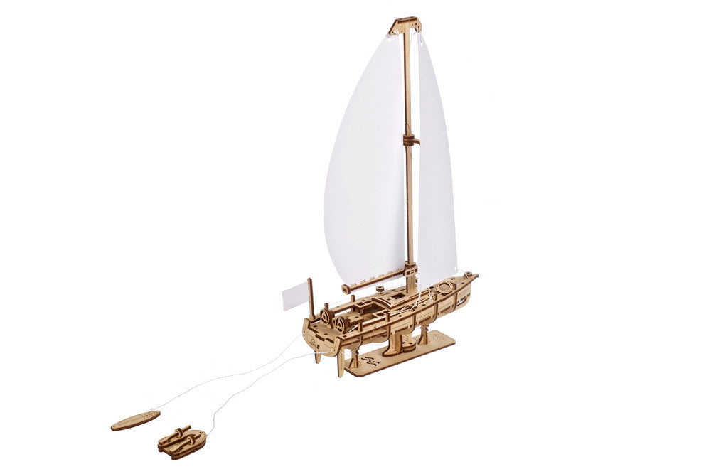 houten 3D puzzel yacht - yacht ocean beauty