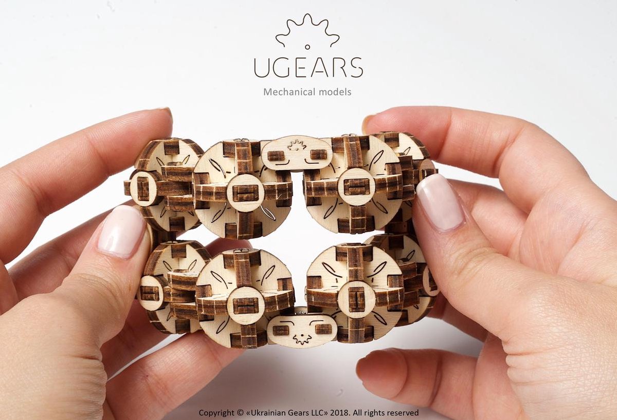 puzzle 3D en bois flexi-cube - puzzle 3D en bois cube-flexi
