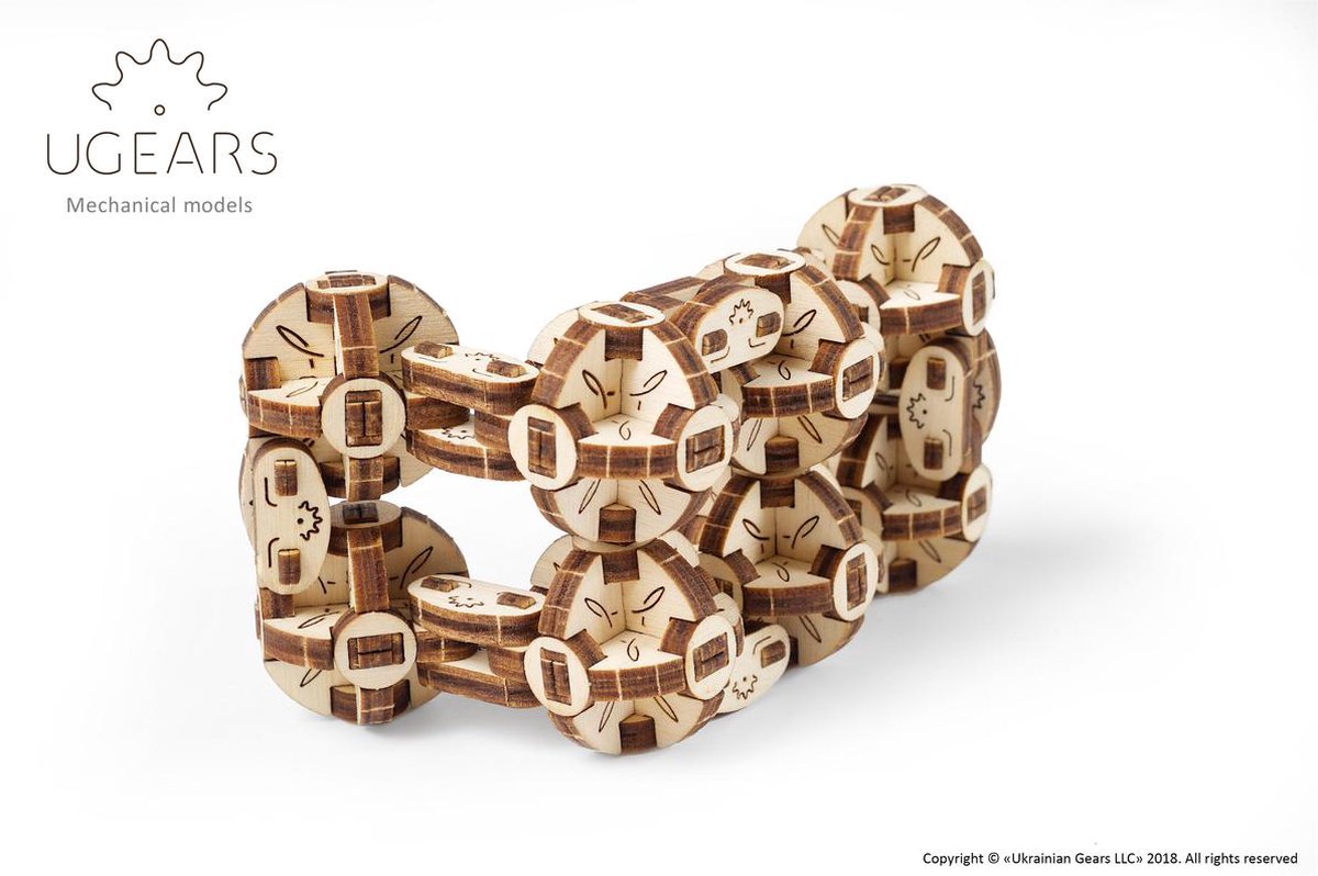 puzzle 3D en bois flexi-cube - puzzle 3D en bois cube-flexi
