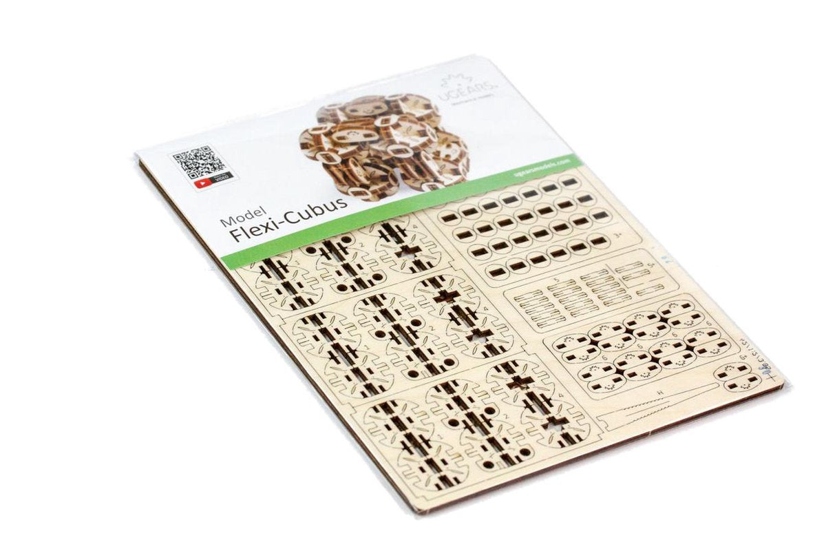puzzle 3D en bois flexi-cube - puzzle 3D en bois cube-flexi
