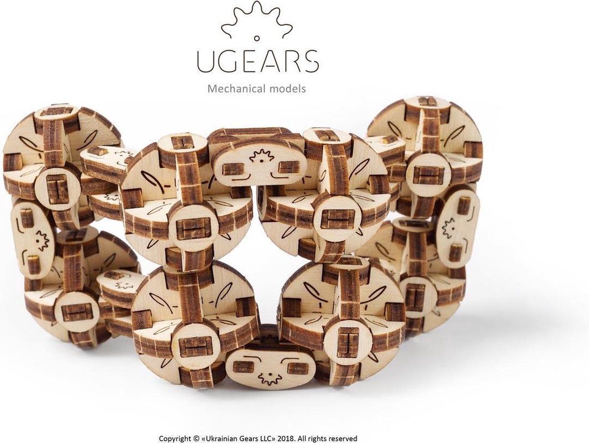 puzzle 3D en bois flexi-cube - puzzle 3D en bois cube-flexi