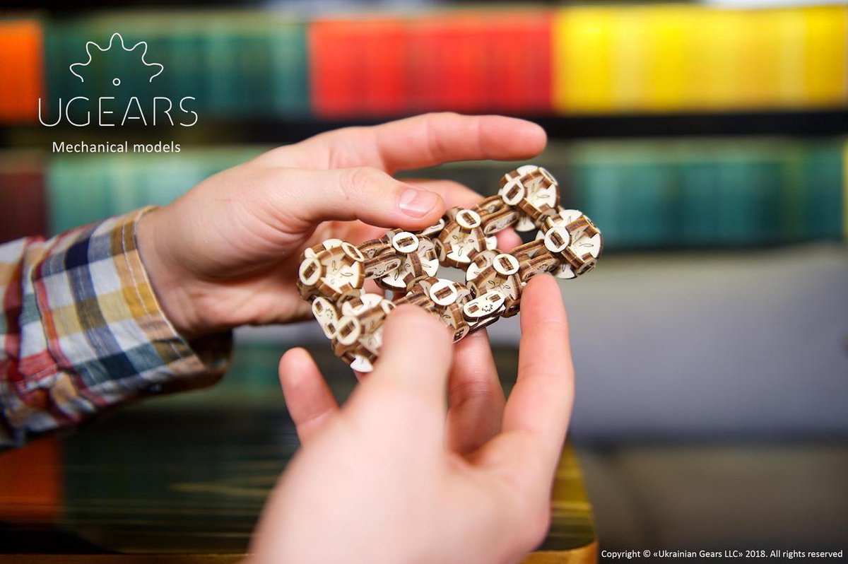 puzzle 3D en bois flexi-cube - puzzle 3D en bois cube-flexi