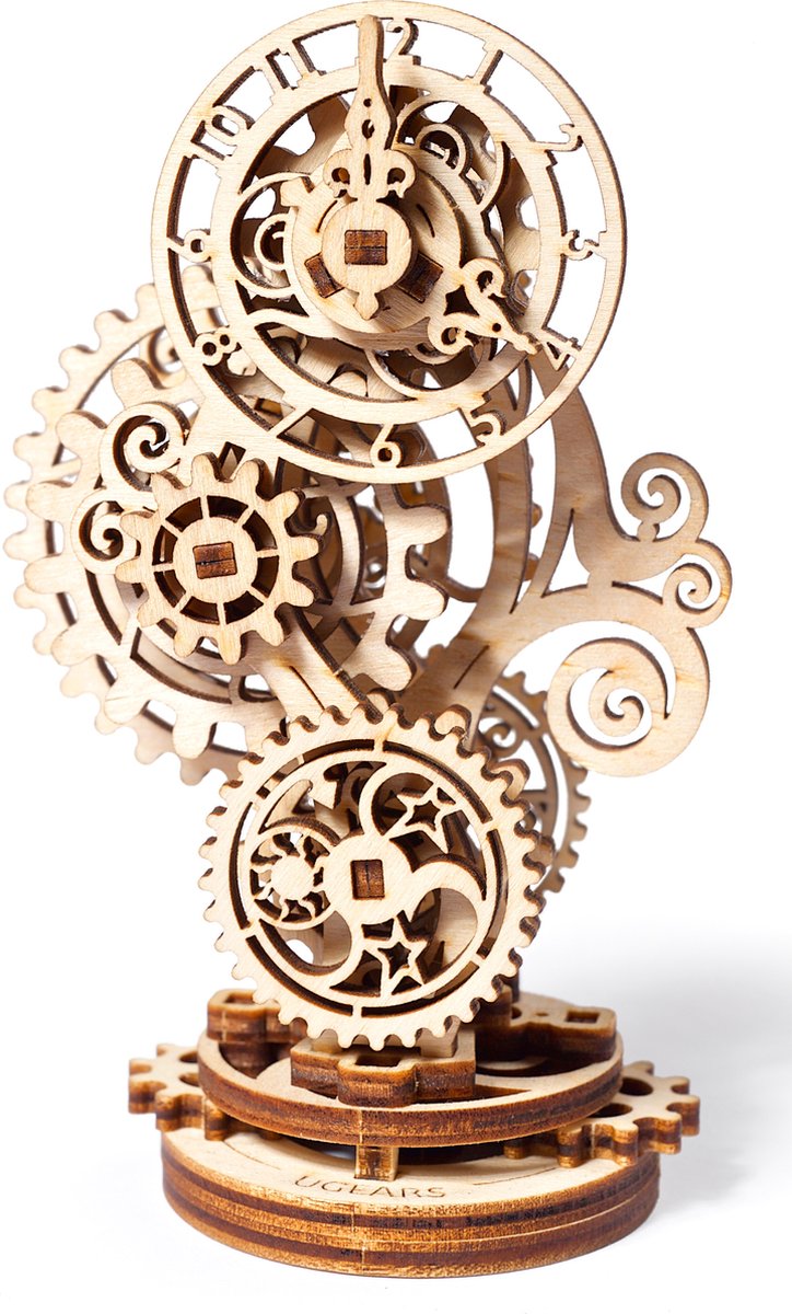 houten 3D puzzel - steampunk clock - puzzle 3D en bois