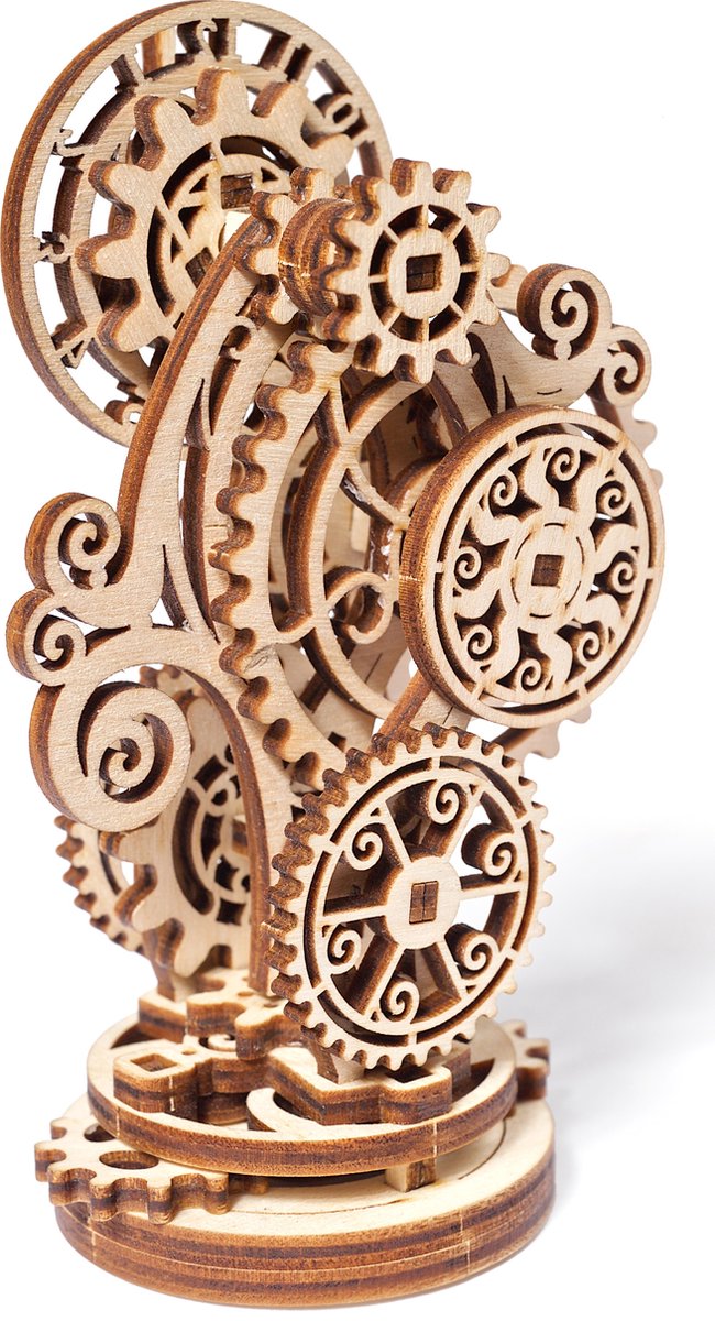 houten 3D puzzel - steampunk clock - puzzle 3D en bois