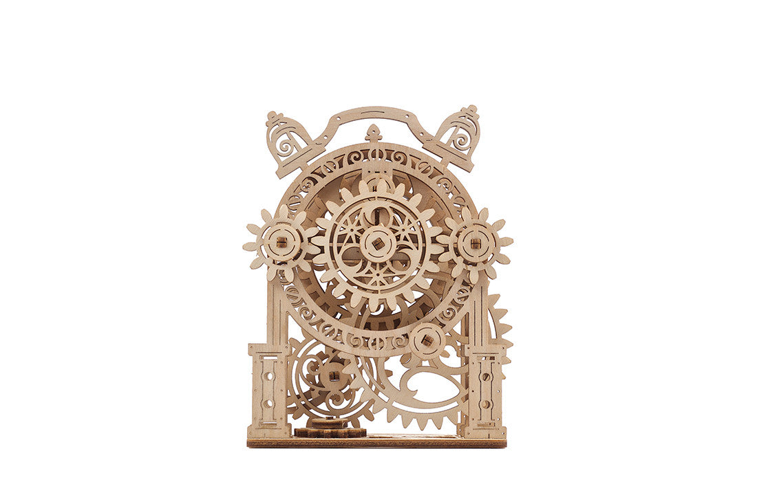 houten 3D puzzel vintage wekker - vintage alarm clock 43pc - puzzle en bois 3D réveil