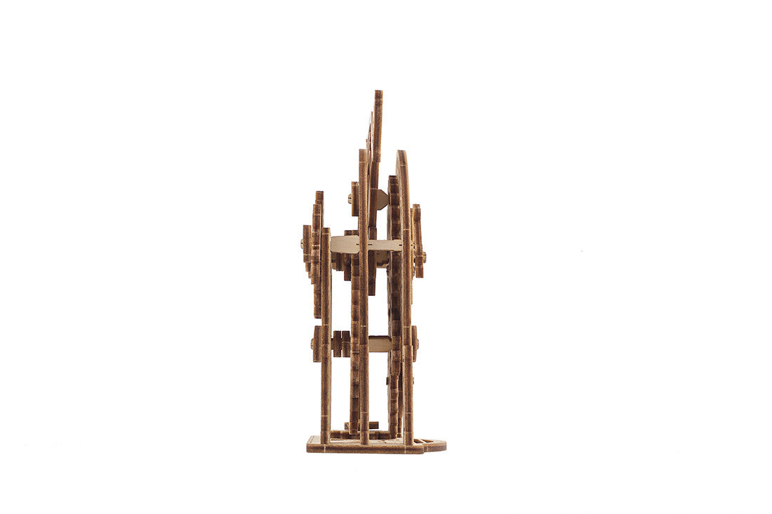 houten 3D puzzel vintage wekker - vintage alarm clock 43pc - puzzle en bois 3D réveil