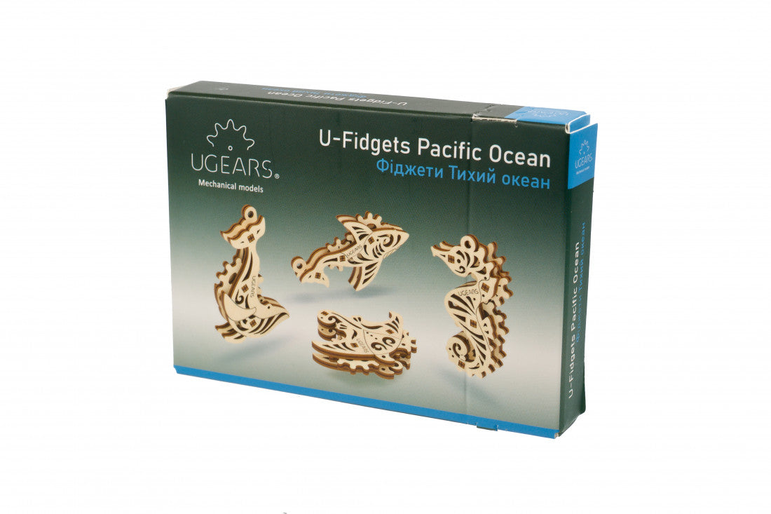 houten 3D puzzel stille oceaan - U- fidgets -
