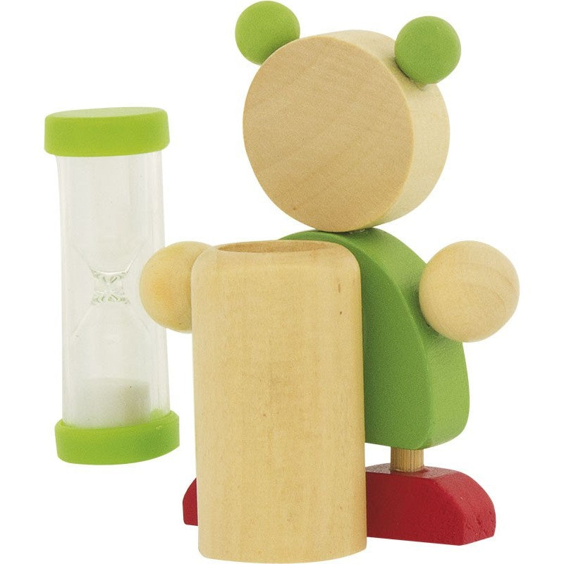 porte-brosse à dents avec sablier - grâce à brosse à dents avec sablier